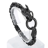 Gothic Dragon Bracelet Bangle Stainless Steel Byzantine Chain King Bracelets