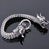 Gothic Dragon Bracelet Stainless Steel Men's Wrist Chain