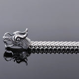 Gothic Dragon Bracelet Stainless Steel Men's Wrist Chain