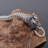 Gothic Dragon Bracelet Stainless Steel Men's Wrist Chain