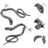 Gothic Snake Stud Earrings Punk Girls