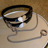 Gothic Butterfly Choker Necklace for Women Punk Collar Party Goth Jewelry