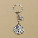 Gothic Friendship Yin Yang Gossip Keychain Jewelry Goth Charm Key Chain