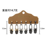 Gothic Halloween Skull Pumpkin Dangle Earring Set for Women Girl