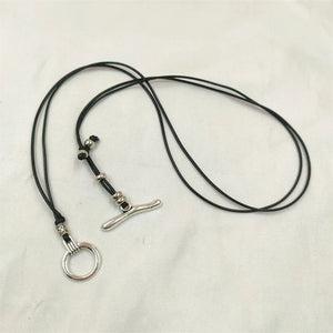 Gothic OT Buckle Chain Choker Necklace Bohemian Choker Necklace