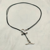 Gothic OT Buckle Chain Choker Necklace Bohemian Choker Necklace