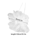 Gothic Pearl Flower Choker Necklace Women Clavicle Chain
