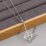 Gothic Personality Jewelry Ghost BC Nameless Stainless Necklace