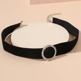 Gothic Punk Velvet Heart Choker Crystal Necklace Vintage Jewelry