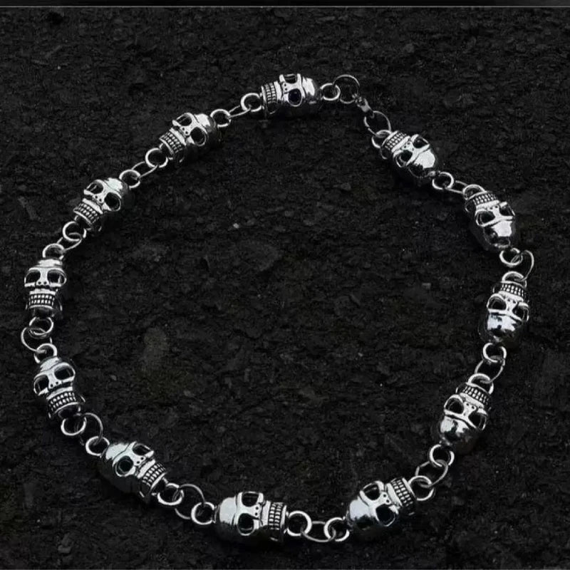Gothic Punk Skeleton Clavicle Chain for Women Halloween