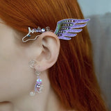 Gothic Punk Dragon Ear Cuff Clip Earrings For Women