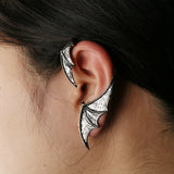 Gothic Punk Dragon Earrings Vintage Cuff Earrings