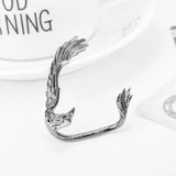 Gothic Punk Dragon Wing Cuff Ear Clip Earrings Unisex