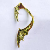 Gothic Punk Dragon Wing Cuff Ear Clip Earrings Unisex