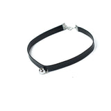 Gothic Punk Leather Choker Necklace