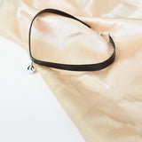 Gothic Punk Leather Choker Necklace