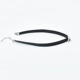 Gothic Punk Leather Choker Necklace