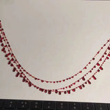 Gothic Punk Blood Droplet Choker Necklace Short Chain Party Jewelry