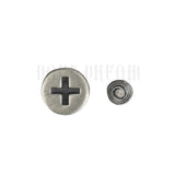 Gothic Punk 925 Silver Small Nail Stud Earrings