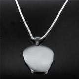 Gothic Skull Skeleton Necklace Stainless Steel Punk Pirate Choker Halloween Gift