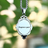 Gothic Stainless Steel Skull Head Pendant Necklace Charm Jewelry