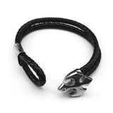 Gothic Stainless Steel Cross Bracelet for Men
