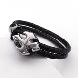 Gothic Stainless Steel Cross Bracelet for Men