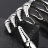Gothic Stainless Steel Skull Cuff Bracelet Men Punk Rockers Jewelry