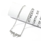 Gothic Spikes Thorns Pendant Necklace Halloween Punk Unisex Jewelry