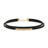Gothic Style Women's Neck Chain Choker Retro Metal Tube Short Necklace