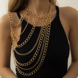 Gothic Style Bikini Body Chain Necklaces For Women