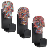 Gothic Skull Coat Hooks Wall Mounted, Decorative Hanger for Bathroom Kitchen
