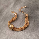 Gothic Chunky Chain Bracelet Vintage Pendant Bangle