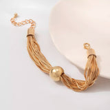 Gothic Chunky Chain Bracelet Vintage Pendant Bangle