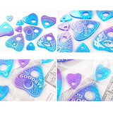 Gothic Witchcraft Board Heart Pendant Keychain Resin Mold