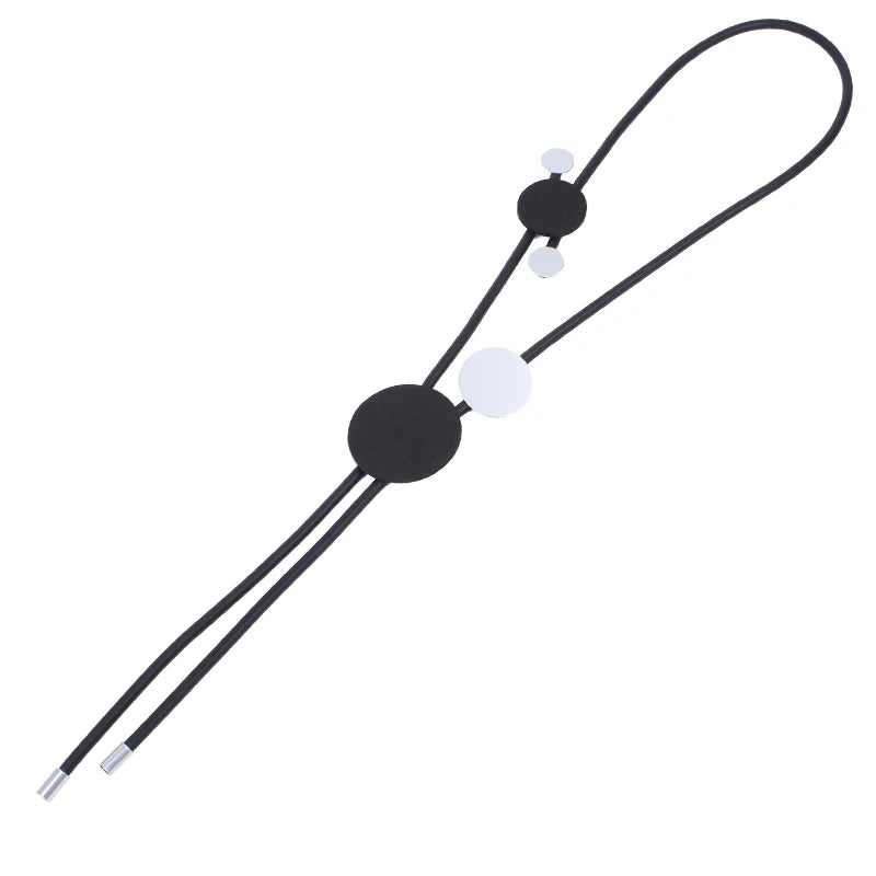 Gothic Elastic Rope Necklace Foam Rubber Pendant Neck Chain