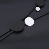 Gothic Elastic Rope Necklace Foam Rubber Pendant Neck Chain