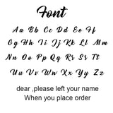 Goxijite Infinity Name Necklace Hearts Letter Pendant Necklaces