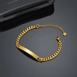 Personalized Steel Bracelet with Date Symbol & Crown Design