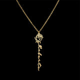 Goxijite Women Necklace Stainless Steel Rose Sunflower Choker
