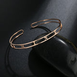 Goxijite Initial Name Bangle Bracelet Letter Names Jewelry Accessories