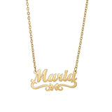 Personalized Butterfly Name Necklace for Women Girls