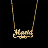 Personalized Butterfly Name Necklace for Women Girls