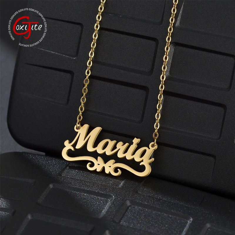 Personalized Butterfly Name Necklace for Women Girls