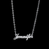 Goxijite Women's Name Necklace Stainless Steel Choker Necklace