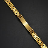 Customizable Name Date Steel Men's Bracelet