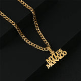 Goxijite Customized Name Necklace Cuban Chain