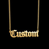 Customized Stainless Steel Name Pendant Necklace Choker Gift