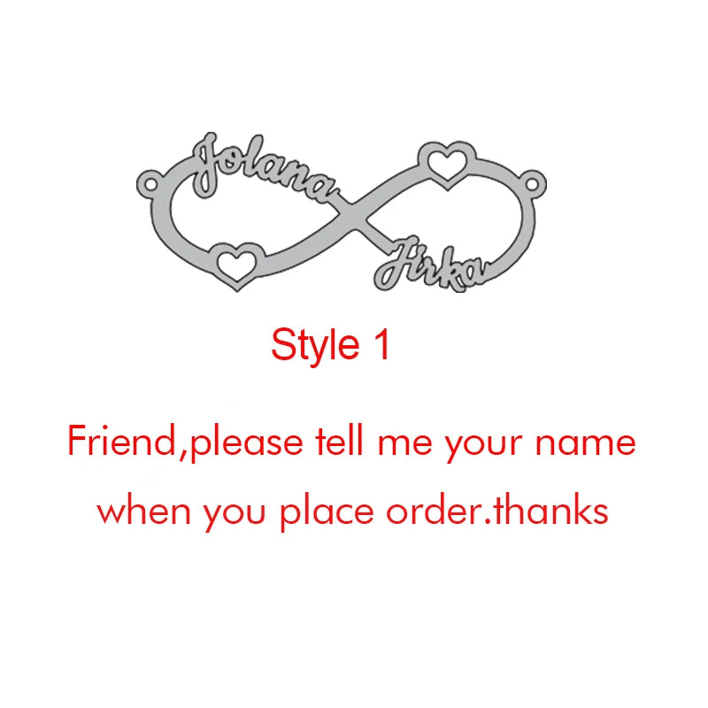 Personalized Crown Heart Name Necklace for Women