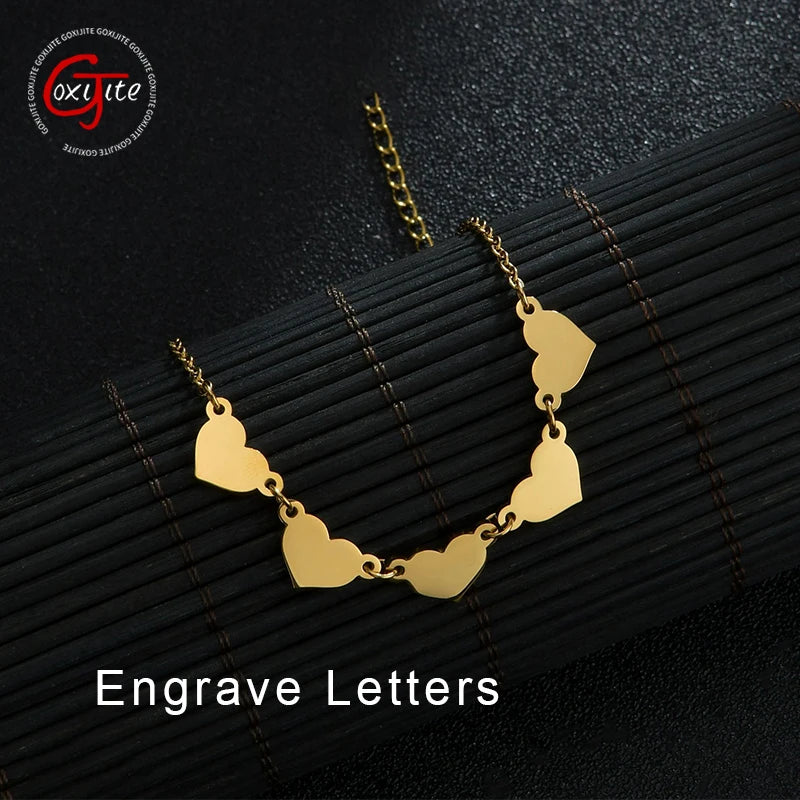 Personalized Engraving Name Women Bracelets Stainless Steel Adjustable Bangles